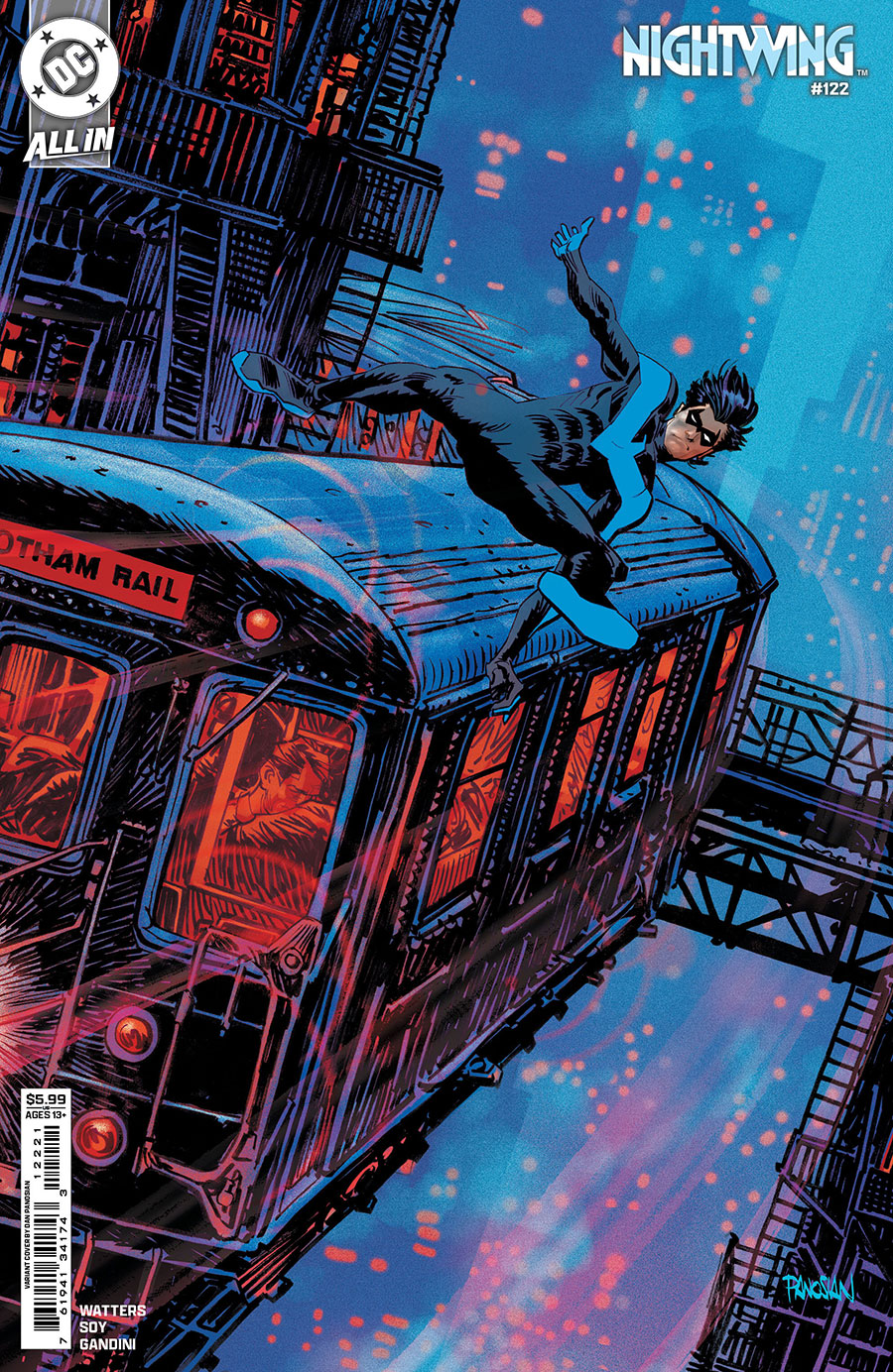 Nightwing Vol 4 #122 Cover B Variant Dan Panosian Card Stock Cover (DC All In)