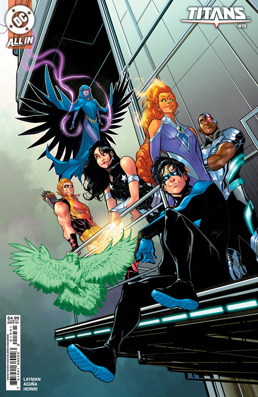 Titans Vol 4 #19 Cover C Variant David Baldeon Card Stock Cover (DC All In)