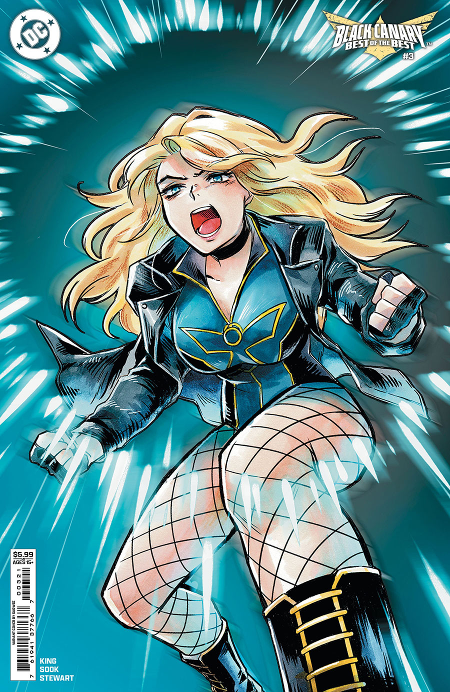 Black Canary Best Of The Best #3 Cover B Variant SAOWEE Card Stock Cover