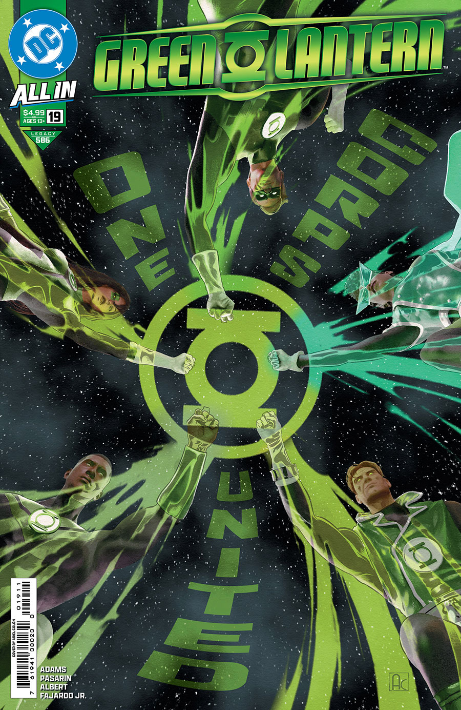 Green Lantern Vol 8 #19 Cover A Regular Ariel Colon Cover (DC All In)