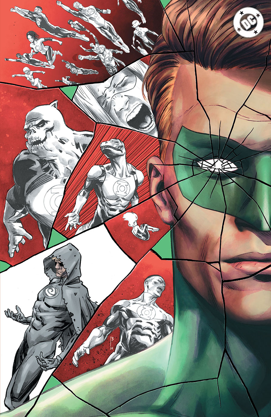 Green Lantern Fractured Spectrum #1 (One Shot) Cover C Variant Fernando Blanco Foil Cover (DC All In) (Limit 1 Per Customer)