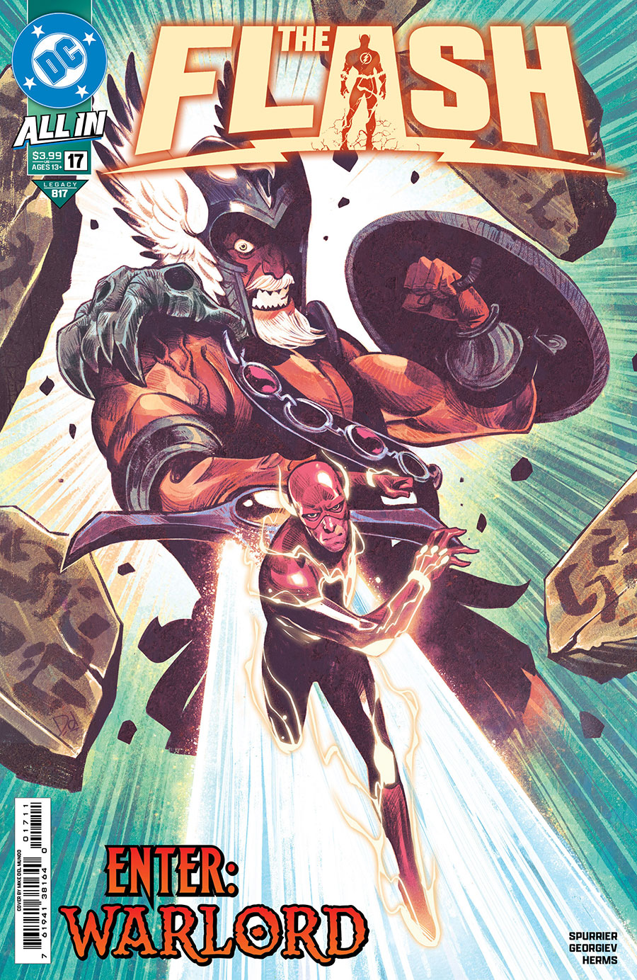 Flash Vol 6 #17 Cover A Regular Mike Del Mundo Cover (DC All In)