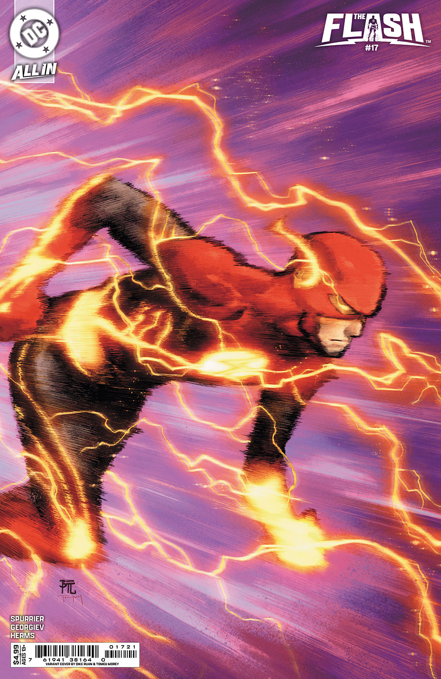 Flash Vol 6 #17 Cover B Variant Dike Ruan Card Stock Cover (DC All In)