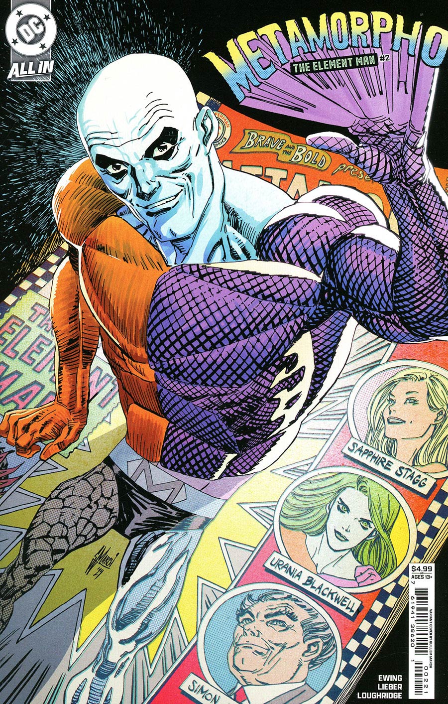 Metamorpho The Element Man #2 Cover B Variant Guillem March Card Stock Cover (DC All In)