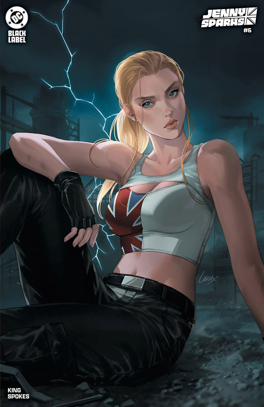 Jenny Sparks #6 Cover B Variant Lesley Leirix Li Card Stock Cover