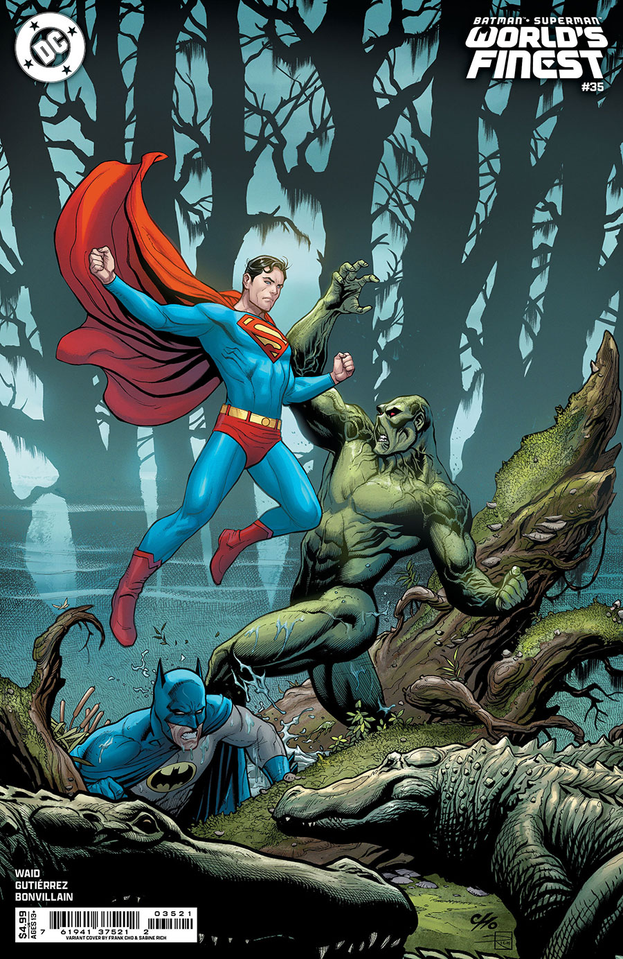 Batman Superman Worlds Finest #35 Cover B Variant Frank Cho Card Stock Cover