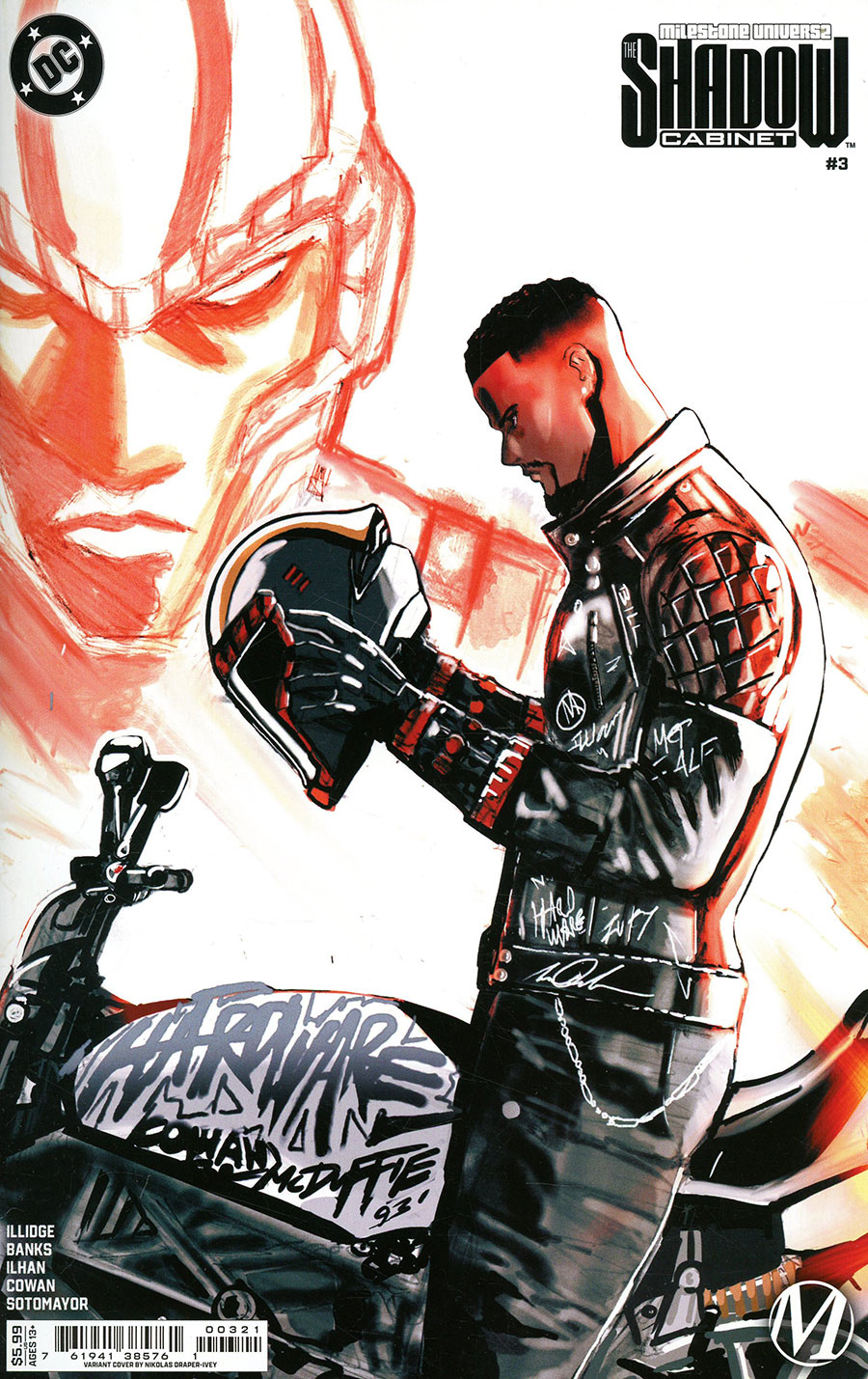 Milestone Universe The Shadow Cabinet #3 Cover B Variant Nikolas Draper-Ivey Card Stock Cover
