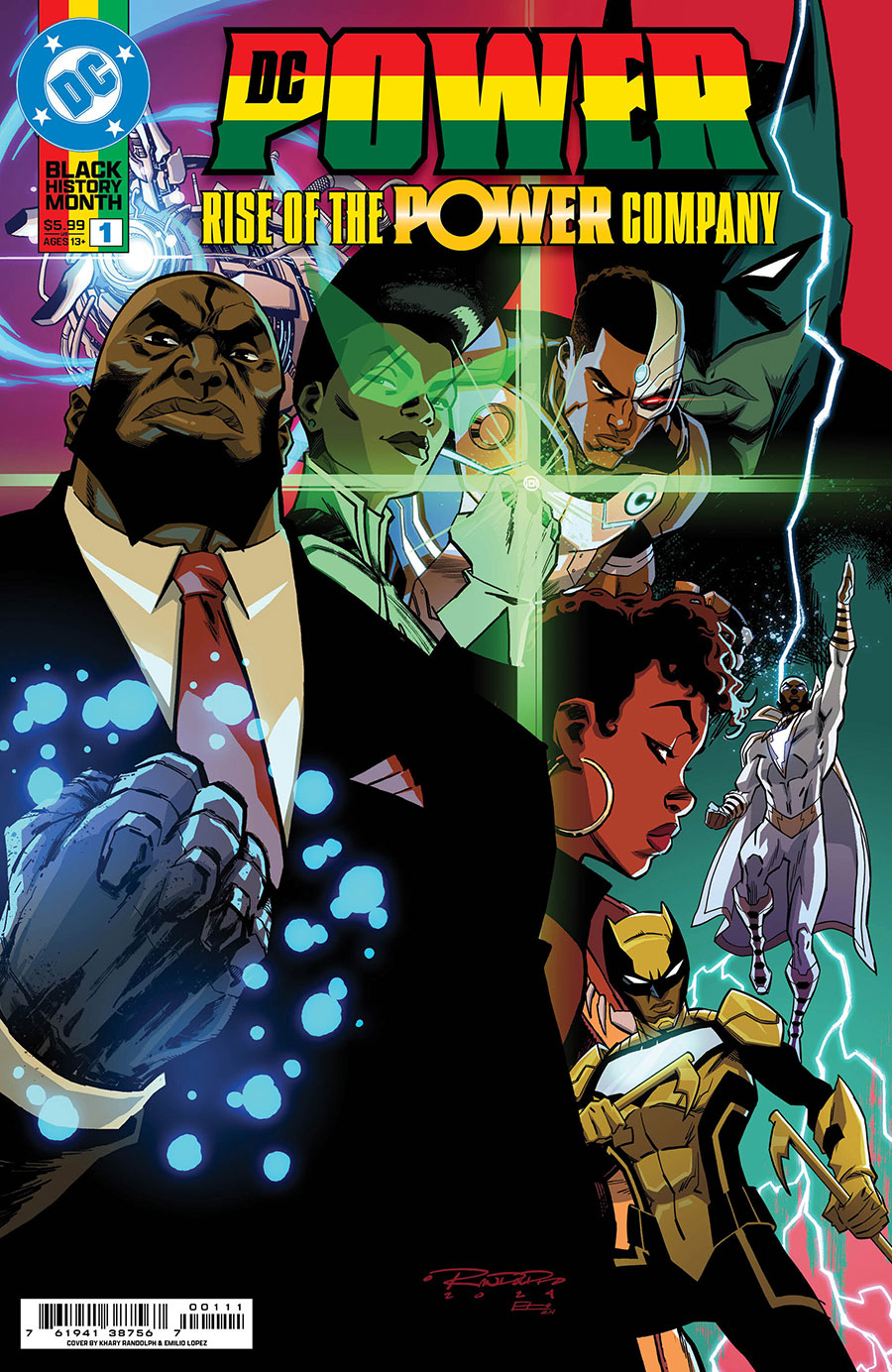 DC Power Rise Of The Power Company #1 (One Shot) Cover A Regular Khary Randolph Cover (DC All In)