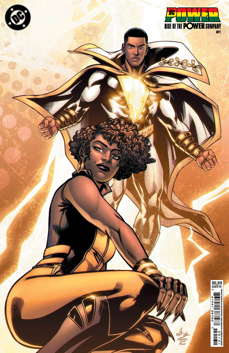 DC Power Rise Of The Power Company #1 (One Shot) Cover B Variant Alitha Martinez Card Stock Cover (DC All In)