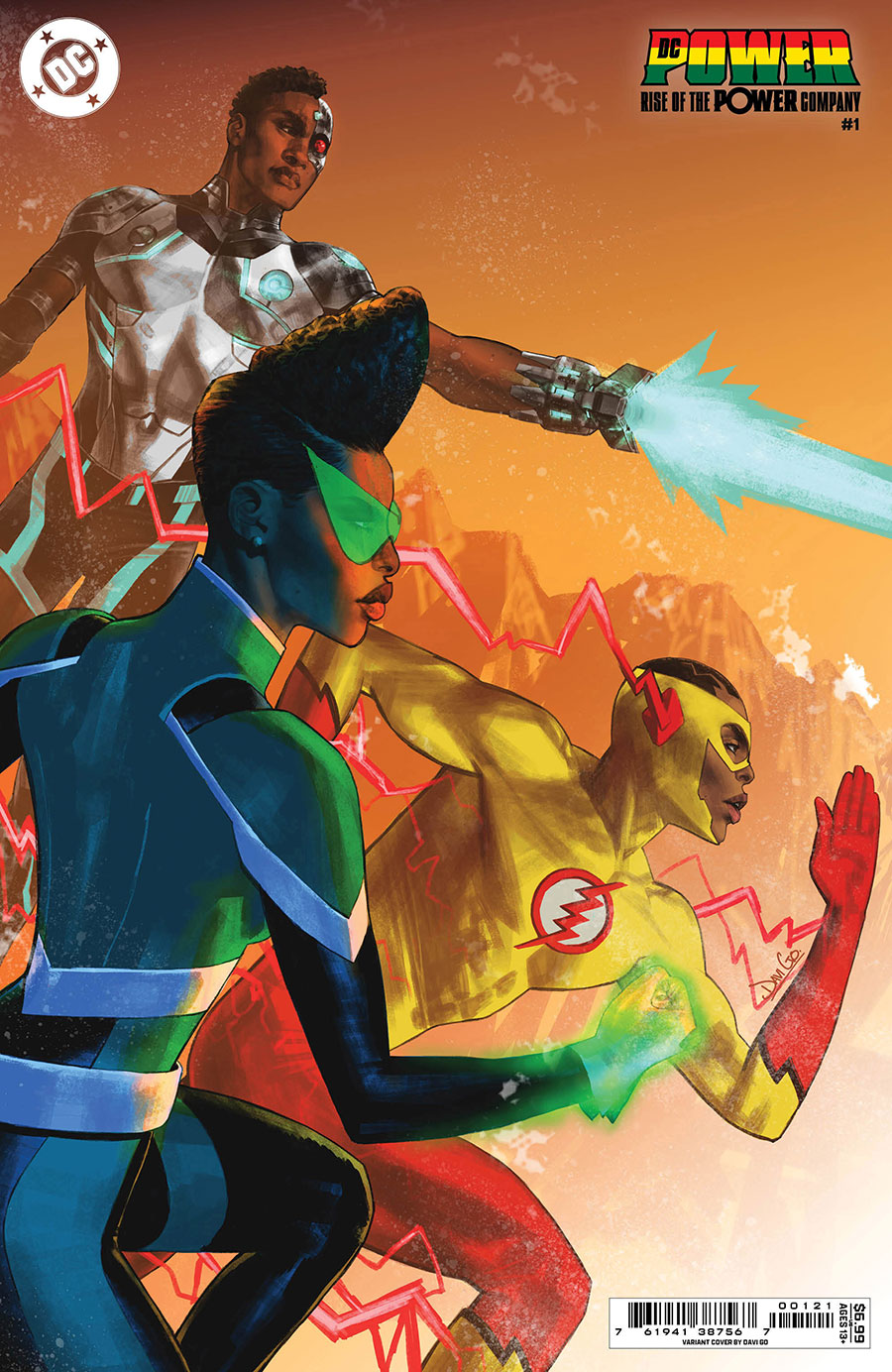 DC Power Rise Of The Power Company #1 (One Shot) Cover C Variant Davi Go Card Stock Cover (DC All In)