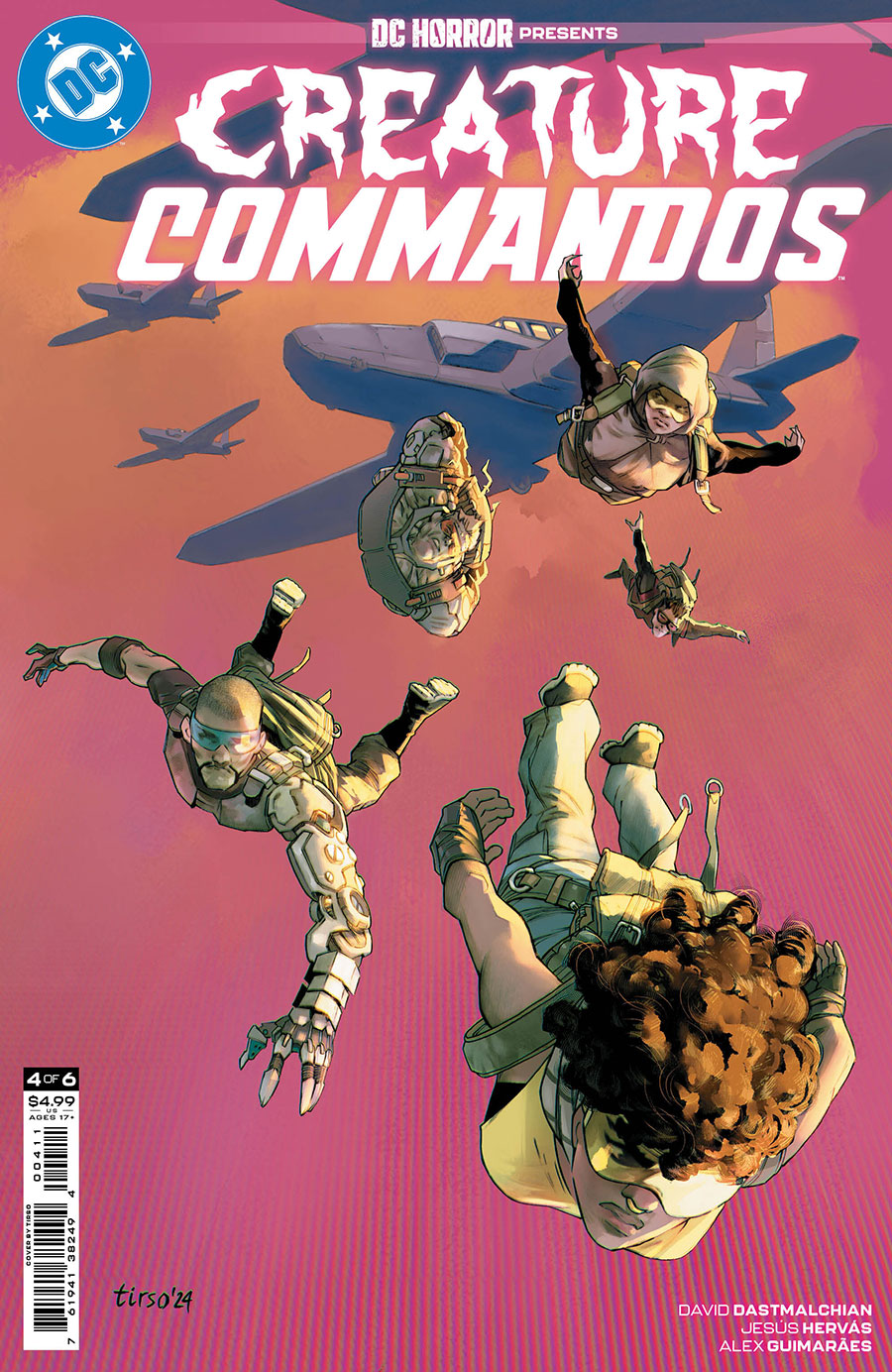 DC Horror Presents Creature Commandos #4 Cover A Regular Tirso Cover