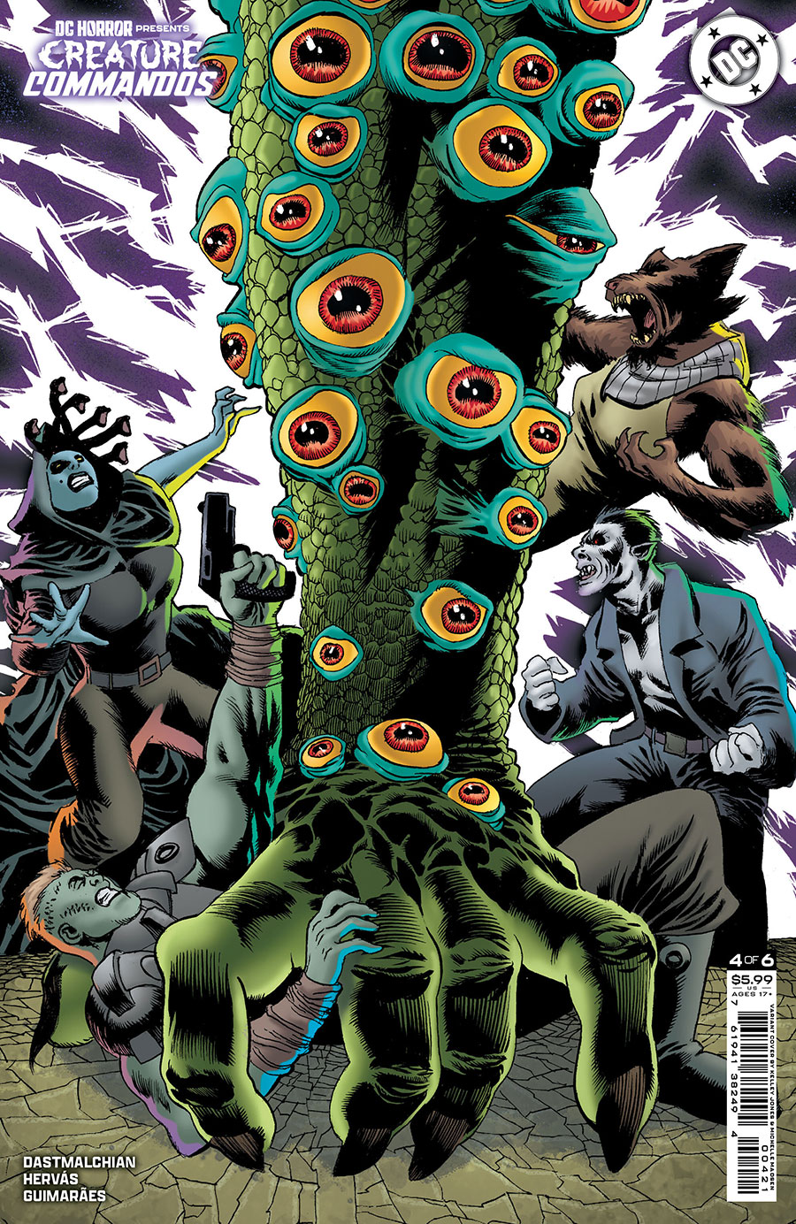 DC Horror Presents Creature Commandos #4 Cover B Variant Kelley Jones Card Stock Cover