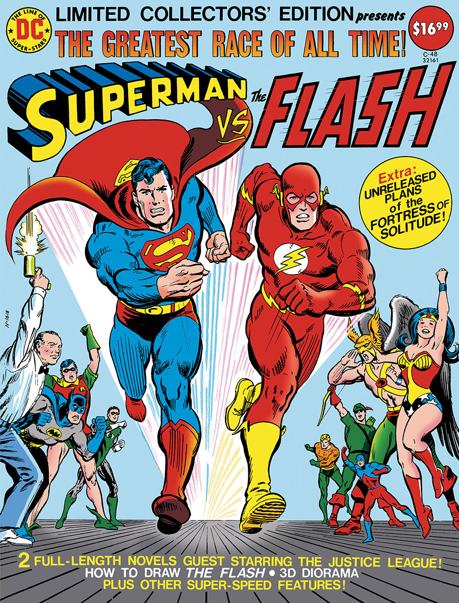 Limited Collectors Edition #48 Superman vs Flash Facsimile Edition Cover B Variant Carmine Infantino Jose Luis Garcia-Lopez & Bob Oksner Foil Cover