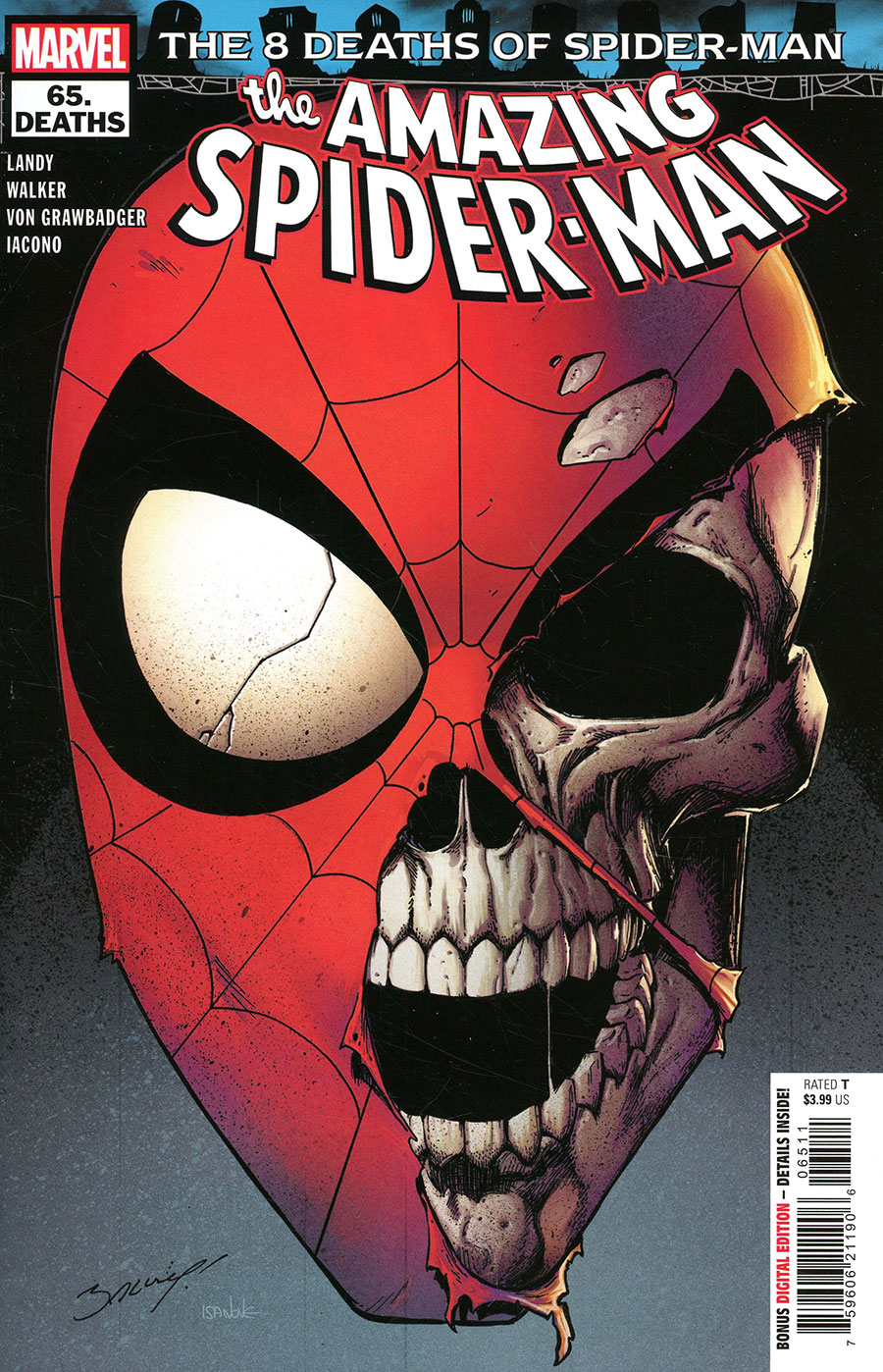 Amazing Spider-Man Vol 6 #65 Deaths Cover A Regular Mark Bagley Cover