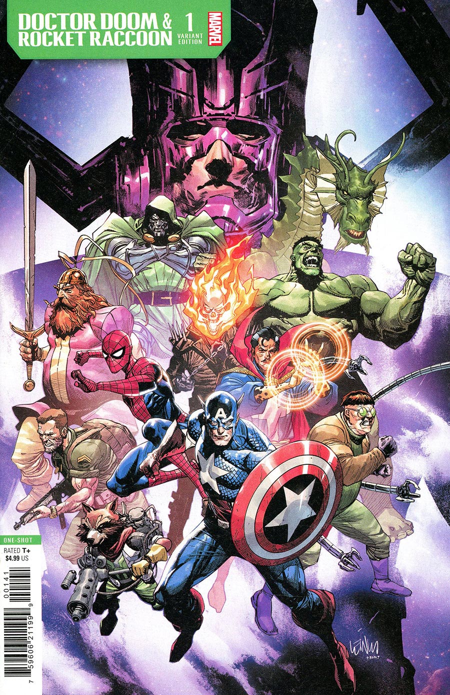 Doctor Doom & Rocket Raccoon #1 (One Shot) Cover D Variant Leinil Francis Yu Promo Cover