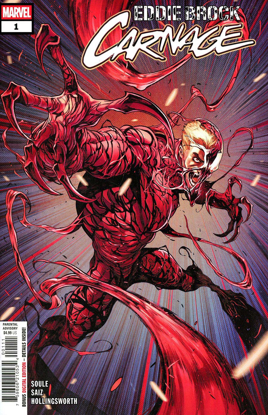 Eddie Brock Carnage #1 Cover A Regular Iban Coello Cover