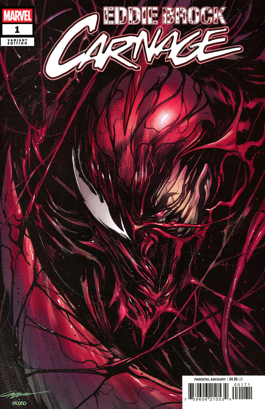Eddie Brock Carnage #1 Cover E Variant Alessandro Cappuccio Cover