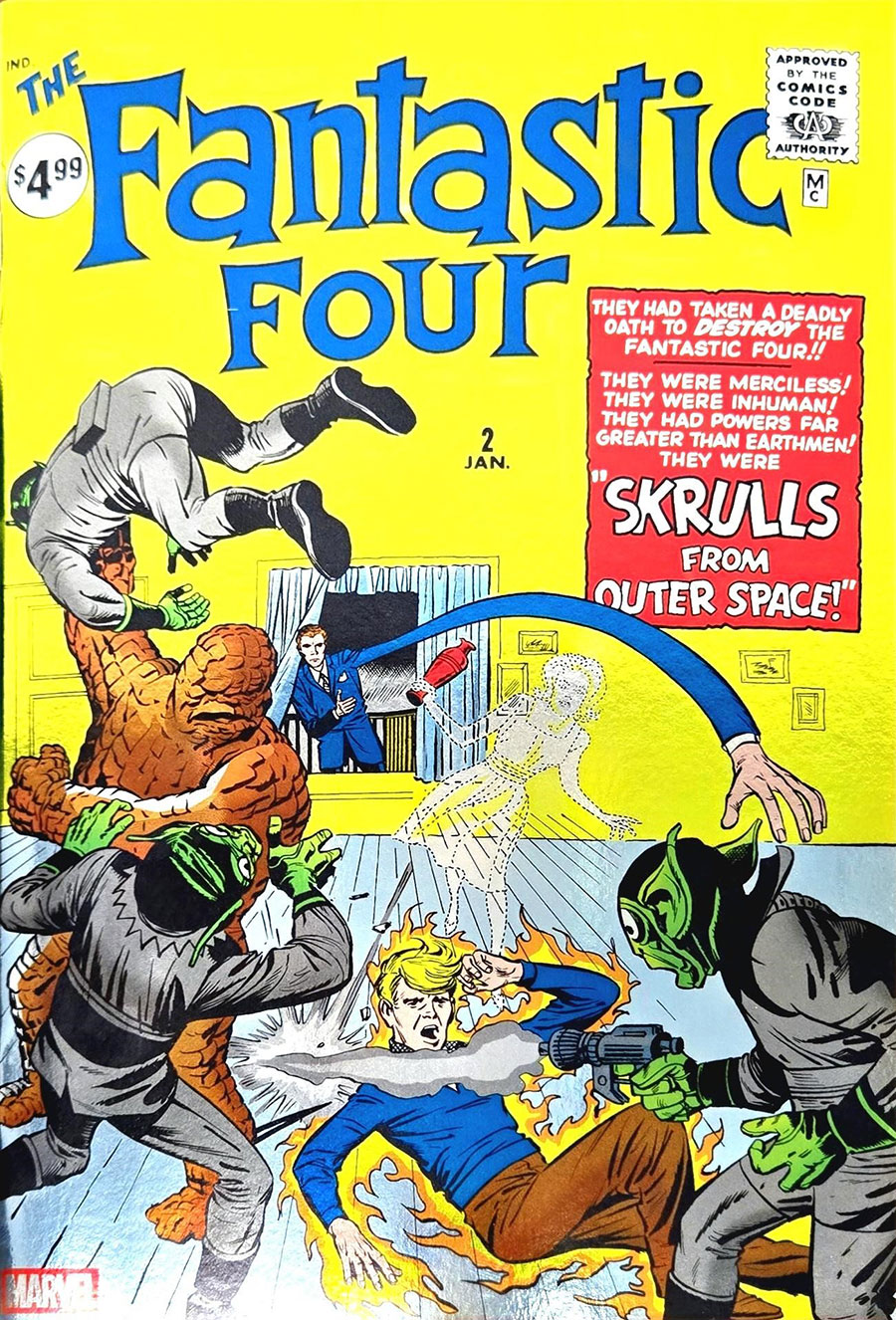 Fantastic Four #2 Cover C Facsimile Edition Variant Jack Kirby Foil Cover