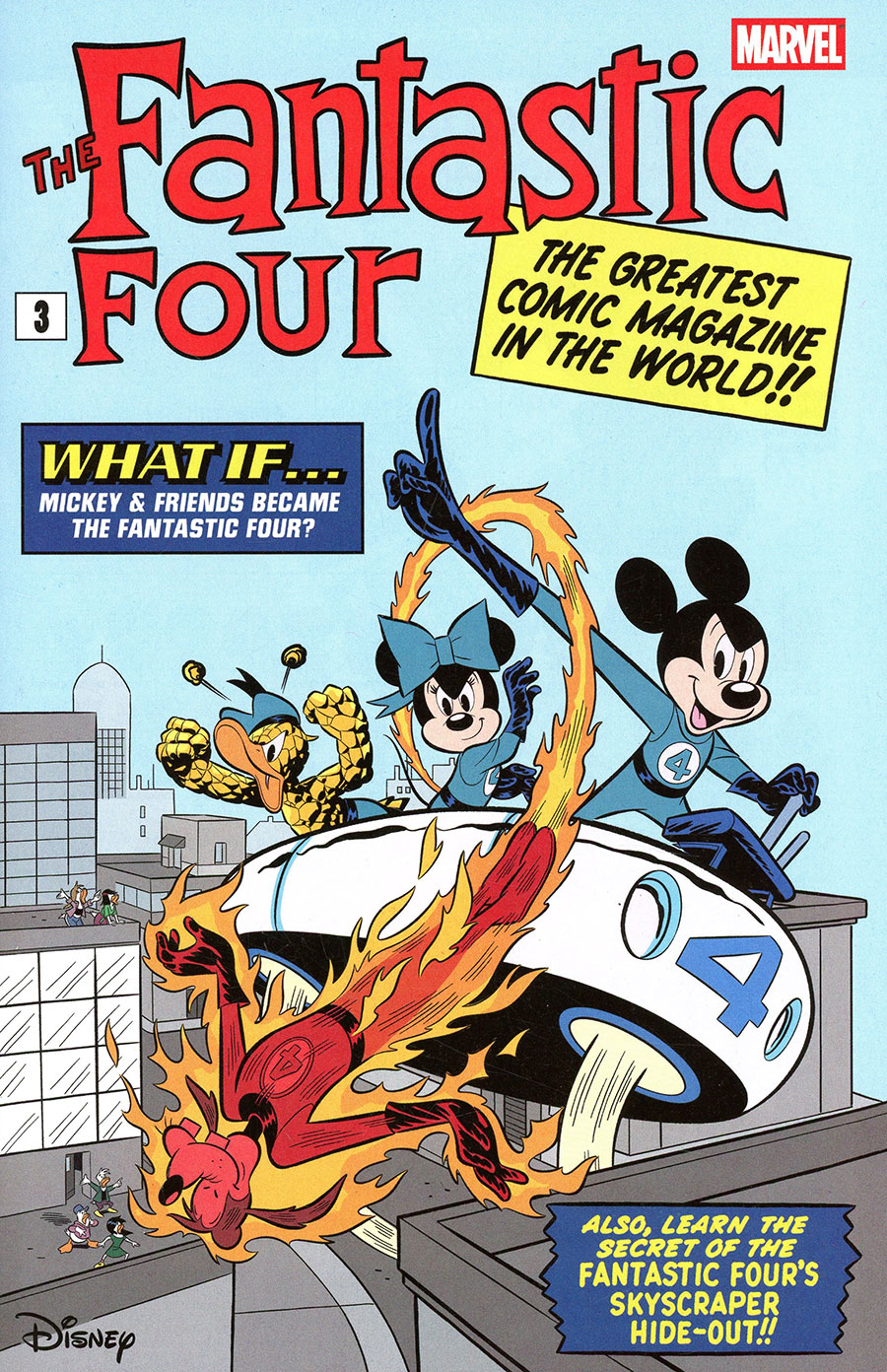 Fantastic Four Vol 7 #28 Cover C Variant Francesco Dippolito Disney Fantastic Four Homage Cover (One World Under Doom Prelude)