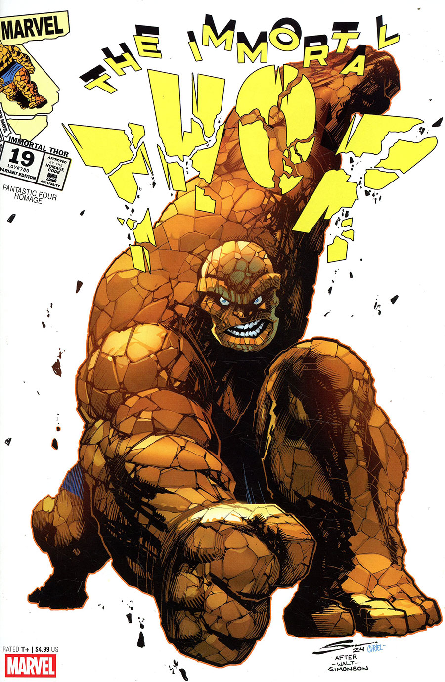 Immortal Thor #19 Cover B Variant Gerardo Sandoval Fantastic Four Homage Cover