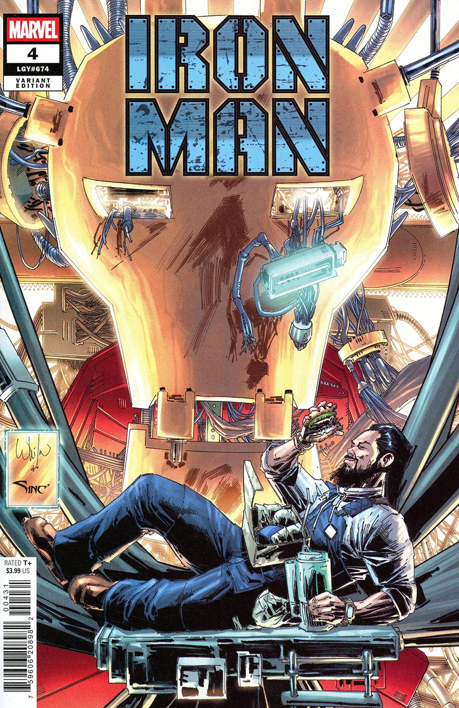 Iron Man Vol 7 #4 Cover C Variant Whilce Portacio Cover