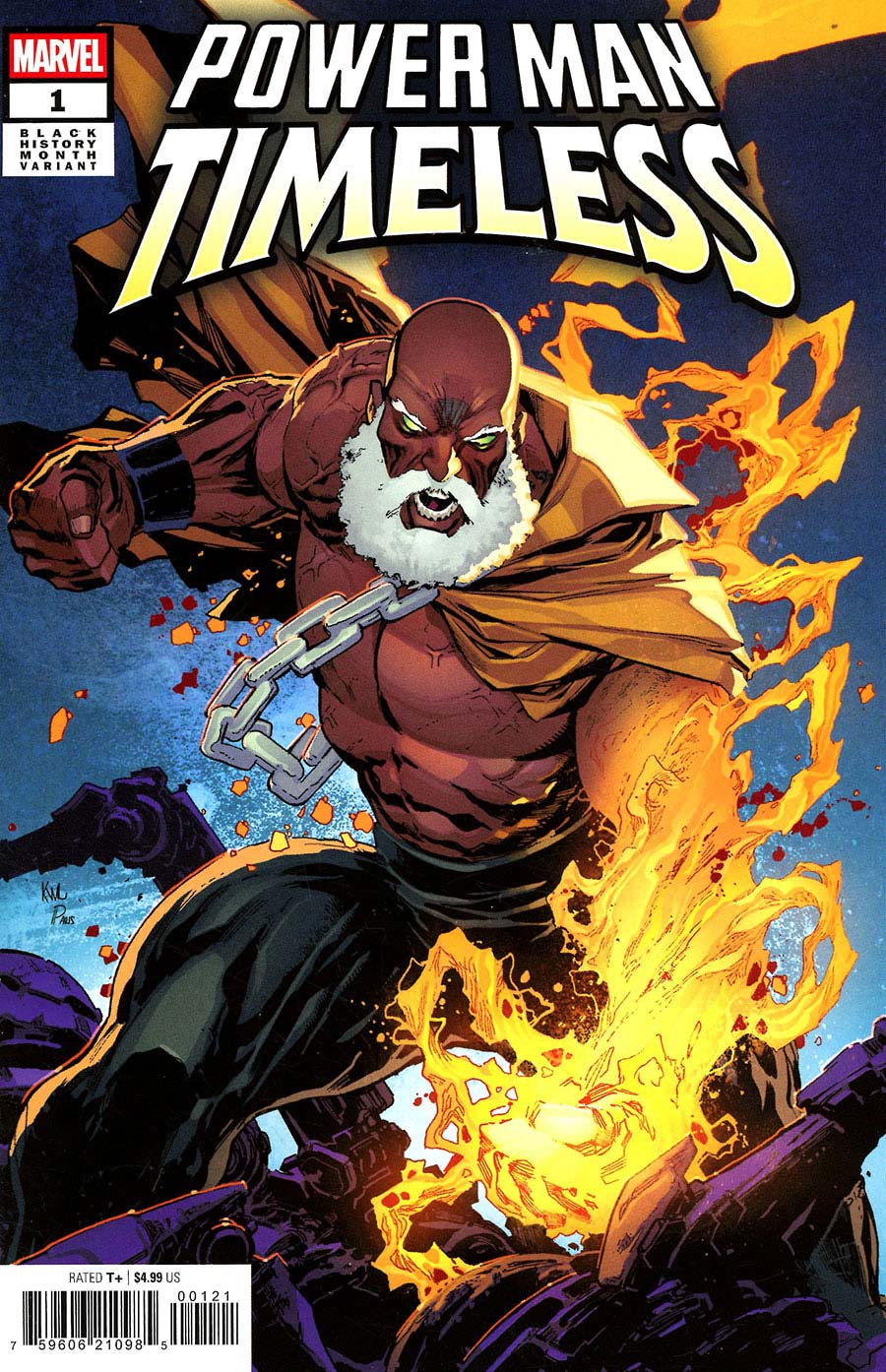 Power Man Timeless #1 Cover B Variant Ken Lashley Black History Month Cover