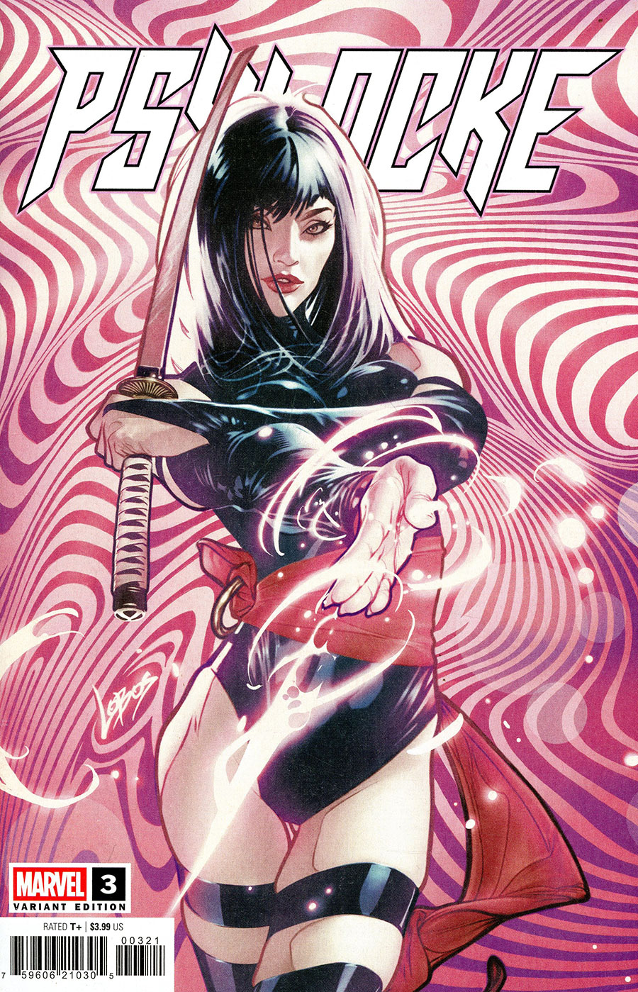 Psylocke Vol 2 #3 Cover B Variant Pablo Villalobos Cover (Limit 1 Per Customer)