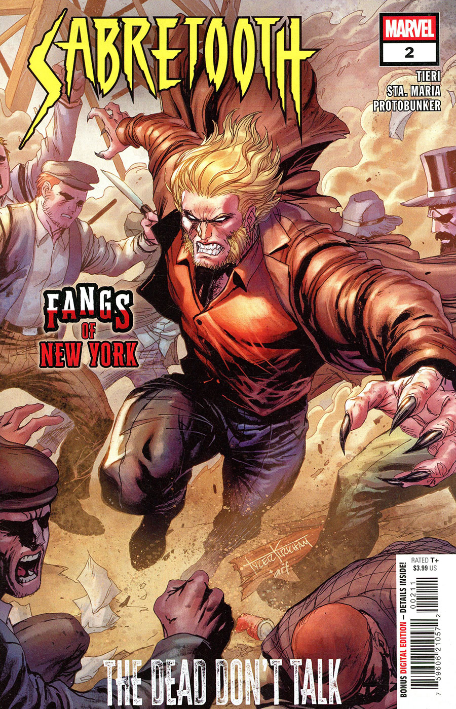 Sabretooth The Dead Dont Talk #2 Cover A Regular Tyler Kirkham Cover