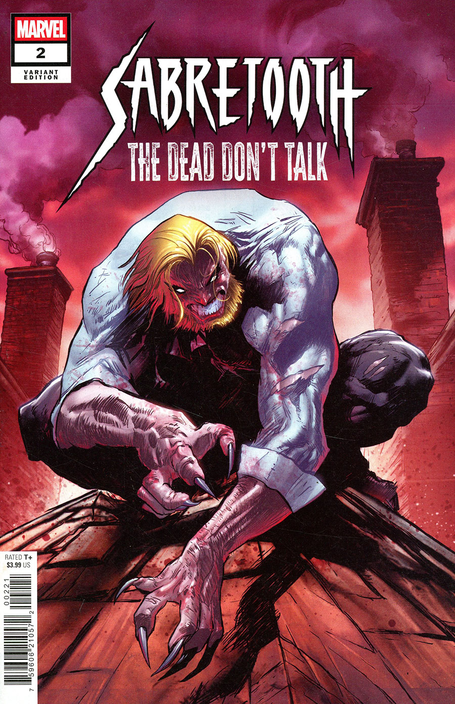 Sabretooth The Dead Dont Talk #2 Cover B Variant Adam Pollina Cover
