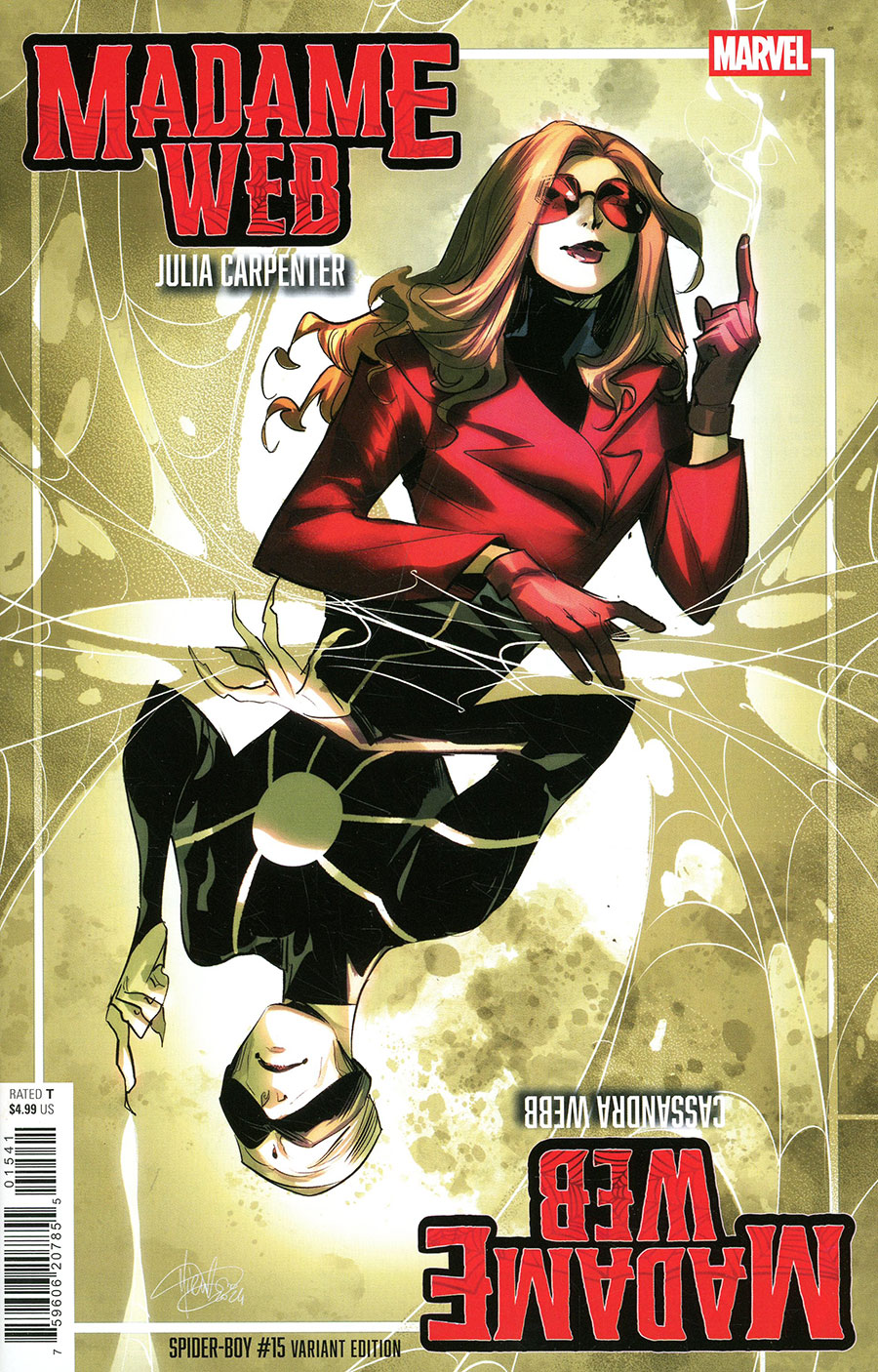 Spider-Boy #15 Cover C Variant Mirka Andolfo Madame Web Cover