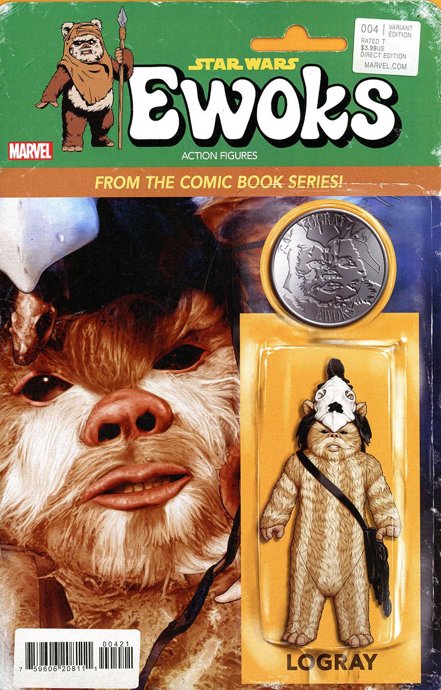 Star Wars Ewoks #4 Cover B Variant John Tyler Christopher Action Figure Cover