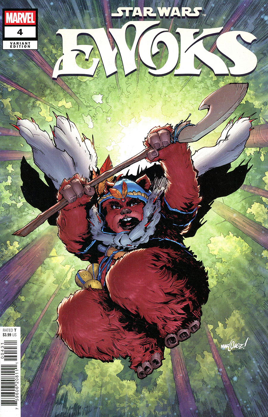 Star Wars Ewoks #4 Cover C Variant David Marquez Cover