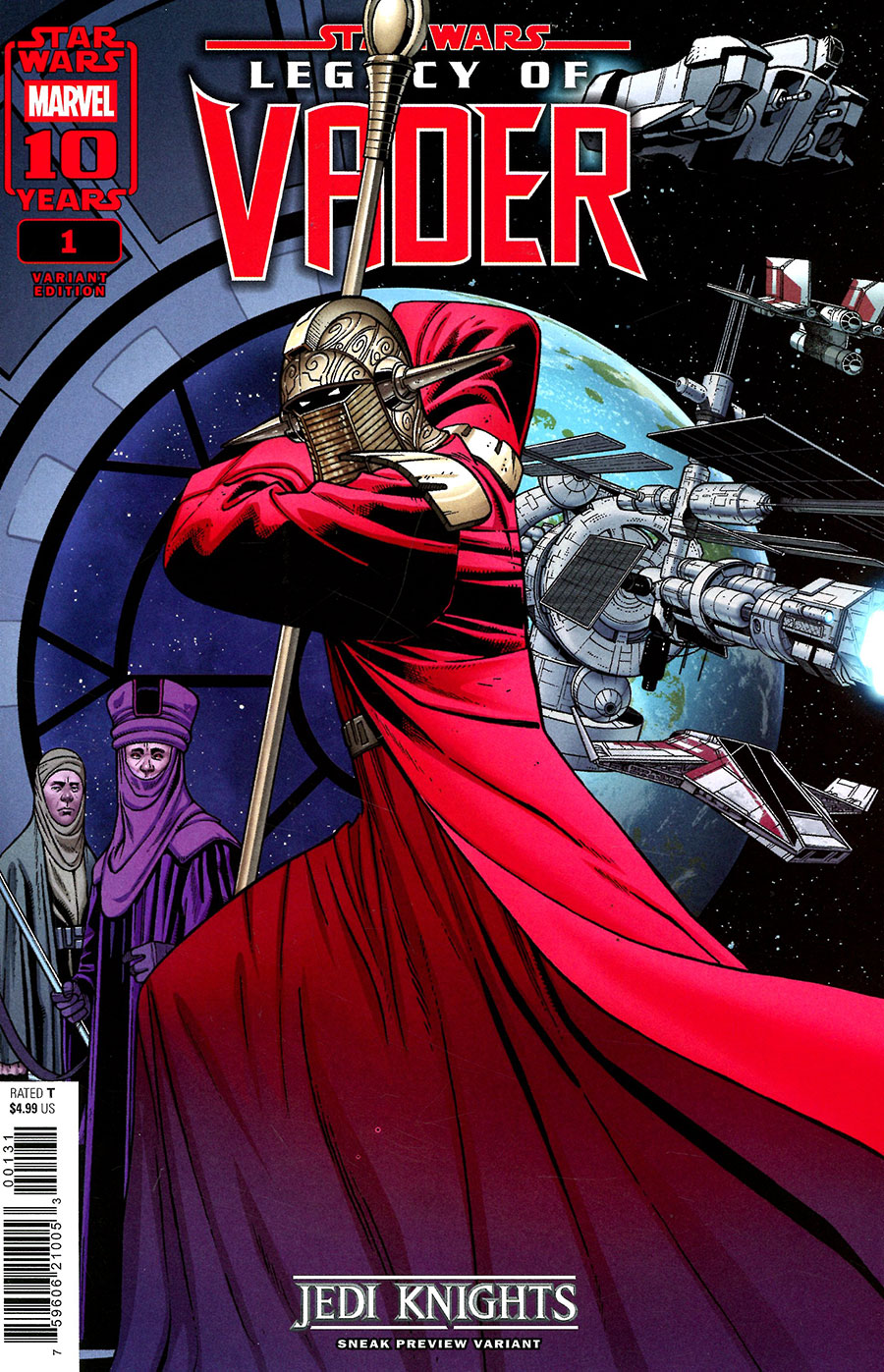 Star Wars Legacy Of Vader #1 Cover D Variant Ramon Rosanas Jedi Knights Sneak Preview Cover