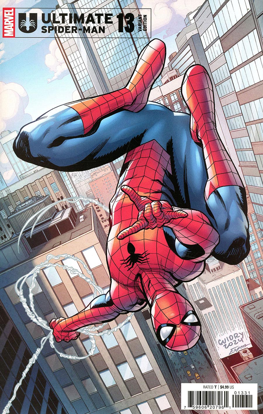 Ultimate Spider-Man Vol 2 #13 Cover B Variant Gavin Guidry Cover