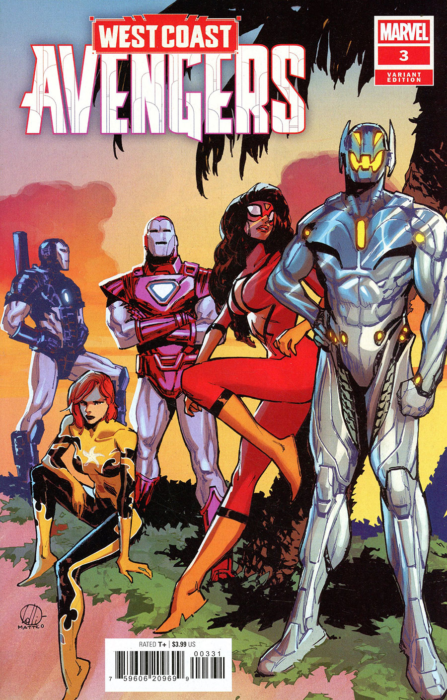 West Coast Avengers Vol 4 #3 Cover D Variant Matteo Lolli Cover