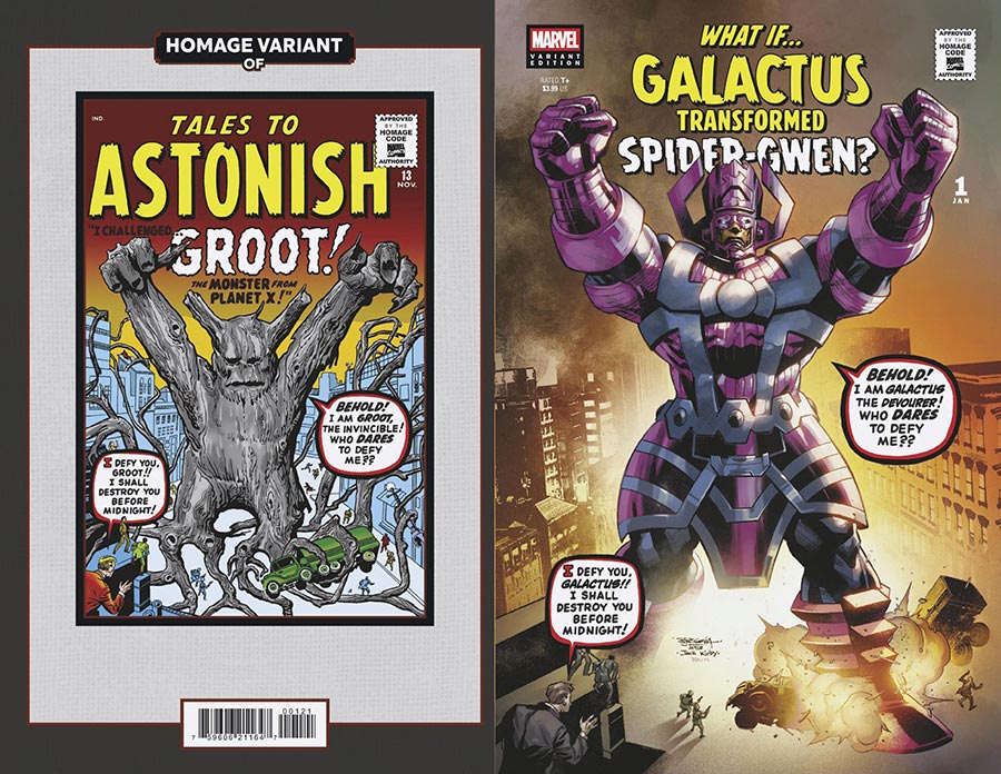 What If Galactus Transformed Spider-Gwen #1 (One Shot) Cover B Variant Stephen Segovia Sci-Fi Homage Cover
