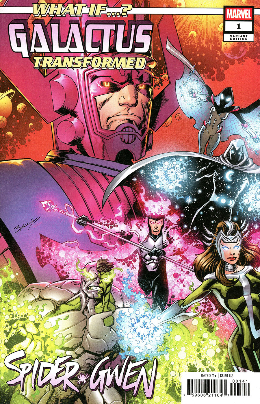 What If Galactus Transformed Spider-Gwen #1 (One Shot) Cover D Variant Mark Bagley Cover