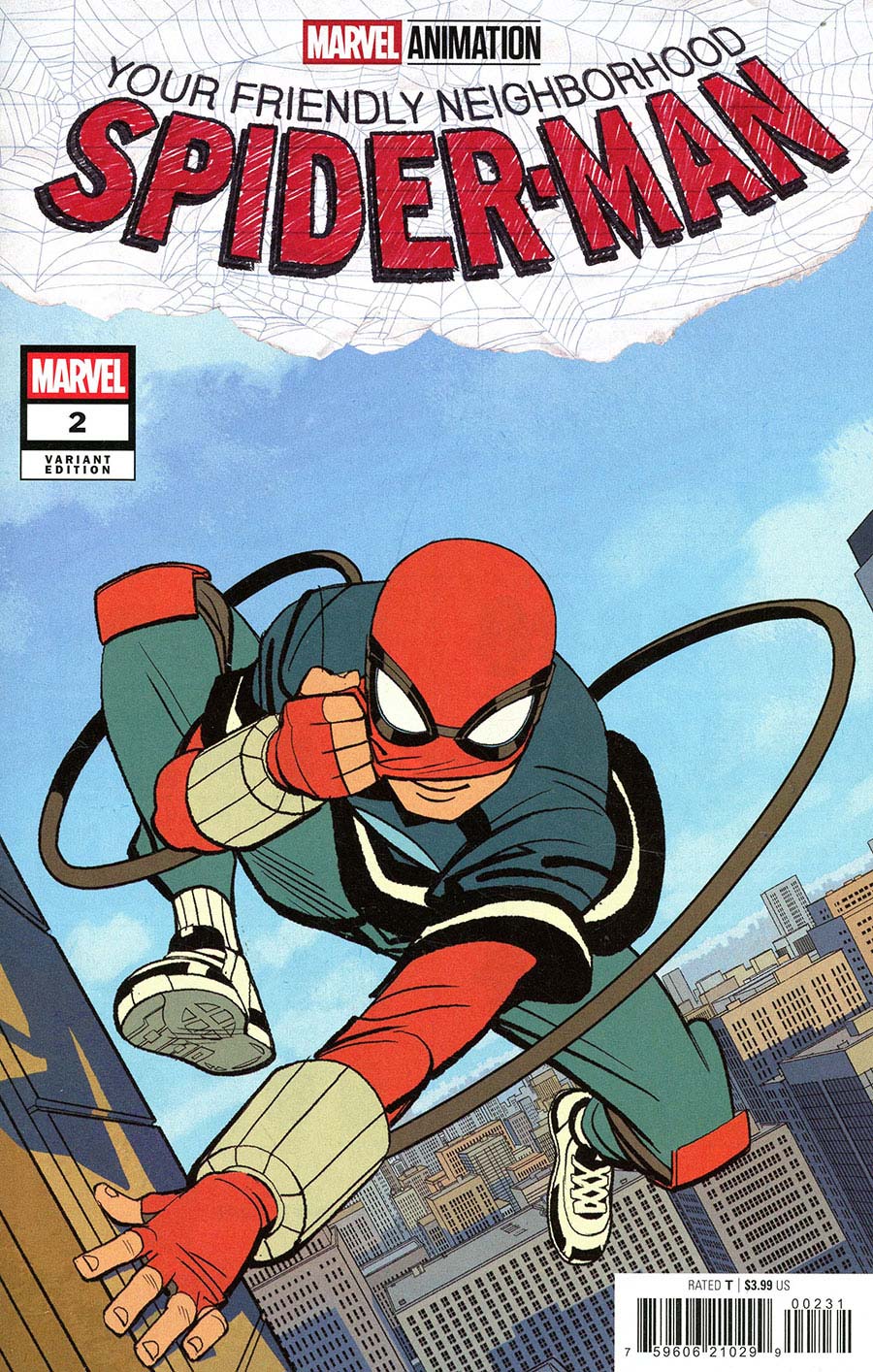 Your Friendly Neighborhood Spider-Man #2 Cover B Variant Marvel Animation Cover
