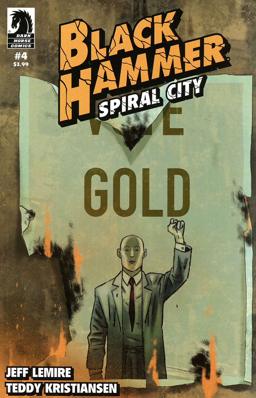 Black Hammer Spiral City #4 Cover A Regular Teddy H Kristiansen Cover
