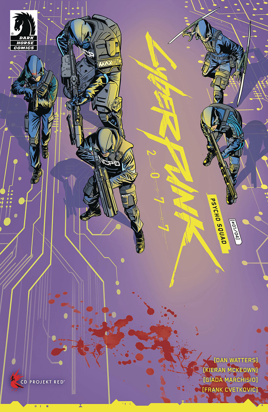 Cyberpunk 2077 Psycho Squad #1 Cover A Regular Kieran McKeown Cover