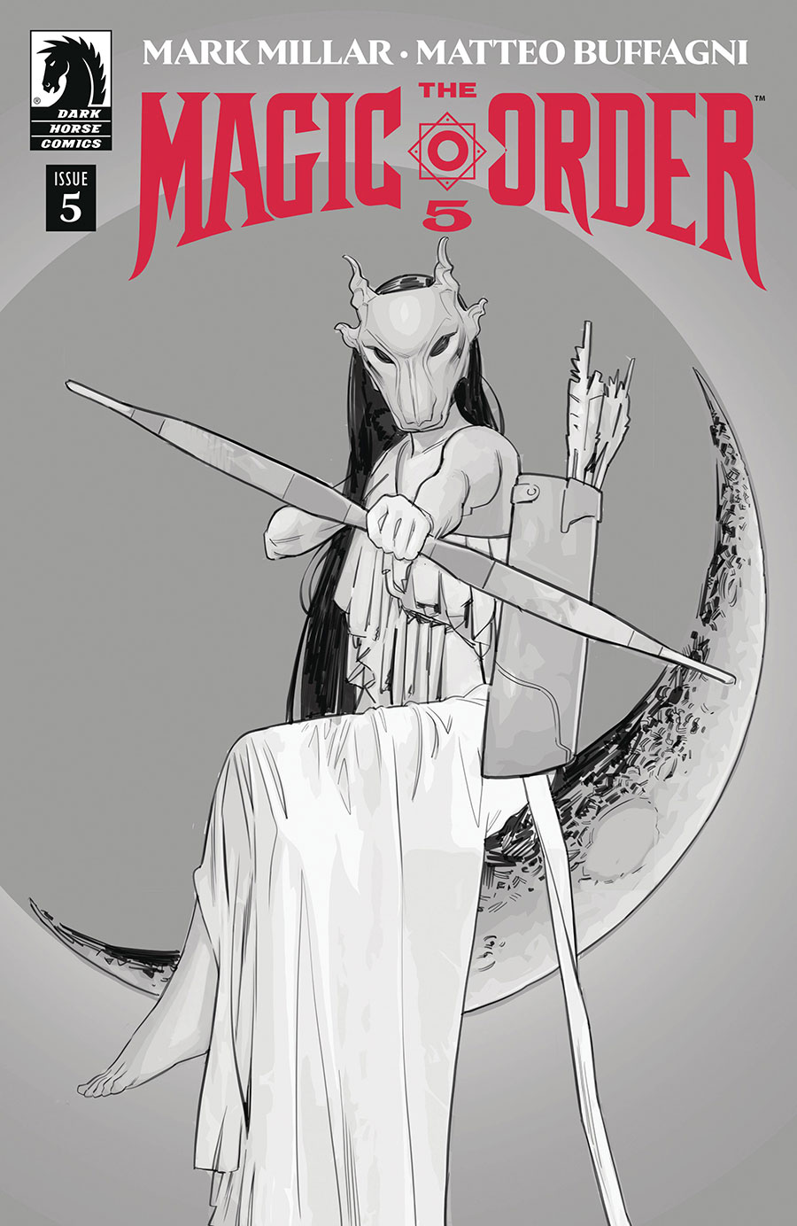 Magic Order 5 #5 Cover B Variant Matteo Buffagni Black & White Cover