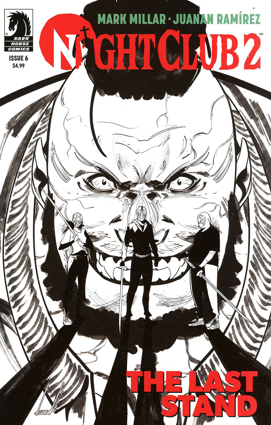 Night Club 2 #6 Cover B Variant Juanan Ramirez Black & White Cover
