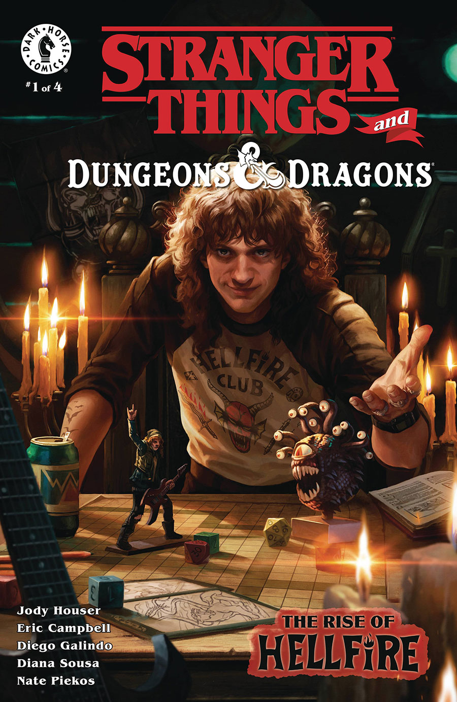 Stranger Things And Dungeons & Dragons The Rise Of Hellfire #1 Cover A Regular Magali Villanueve Cover