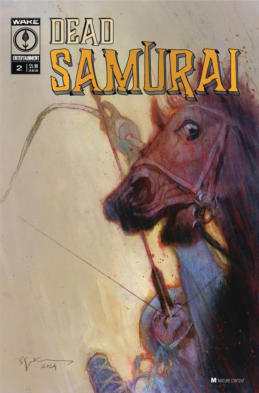 Dead Samurai #2 Cover A Regular Bill Sienkiewicz Cover