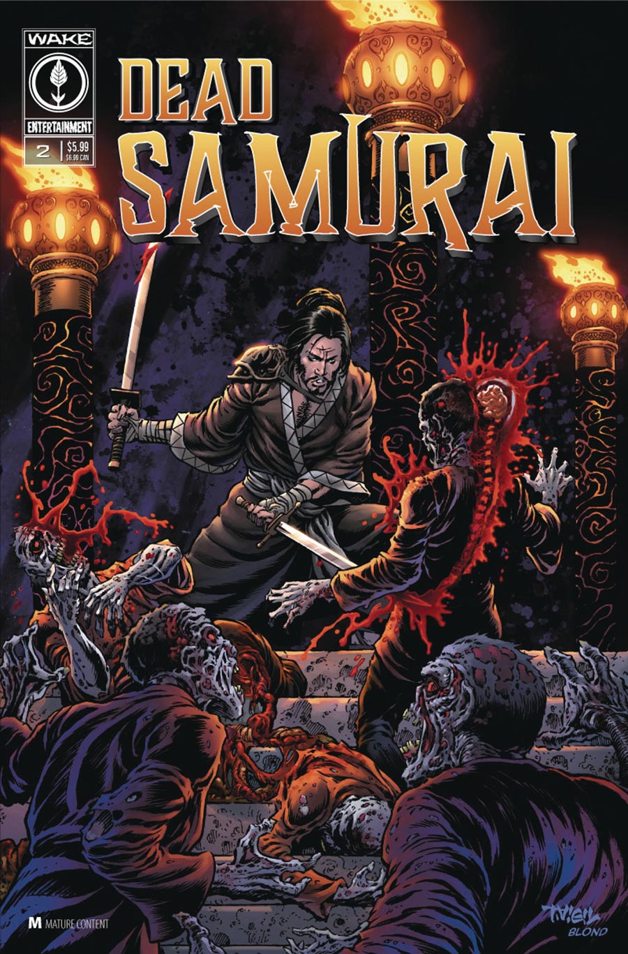 Dead Samurai #2 Cover B Variant Tim Vigil Cover