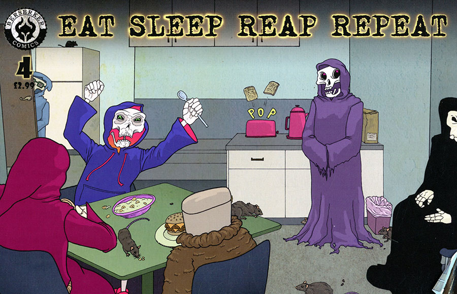 Eat Sleep Reap Repeat #4 Cover B Variant Sketched Edition Cover