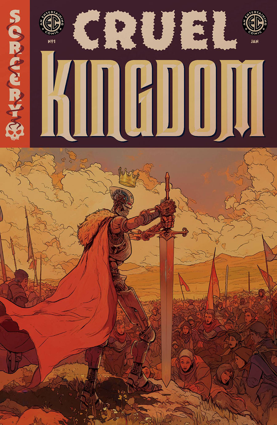 Cruel Kingdom #1 Cover C Variant Adam Pollina Gold Foil Cover (EC Comics)