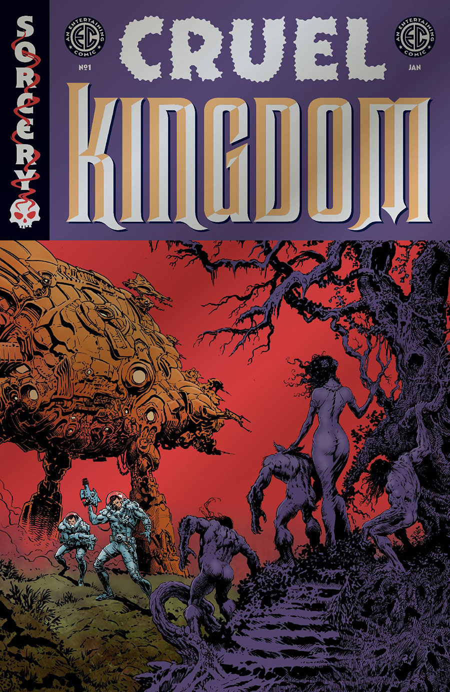 Cruel Kingdom #1 Cover D Variant Liam Sharp Silver Foil Cover (EC Comics)