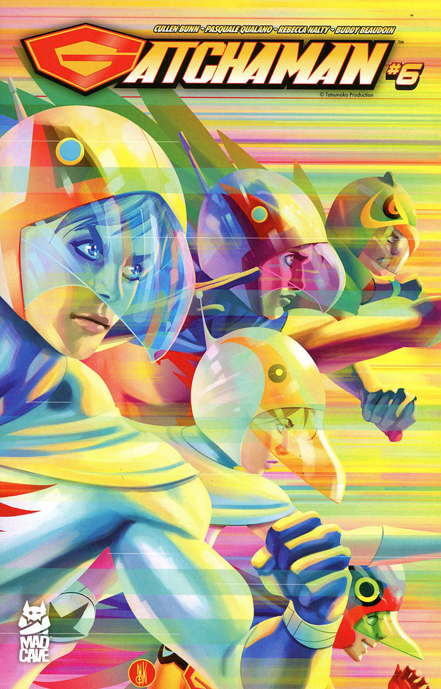 Gatchaman #6 Cover A Regular Inaki Miranda Cover