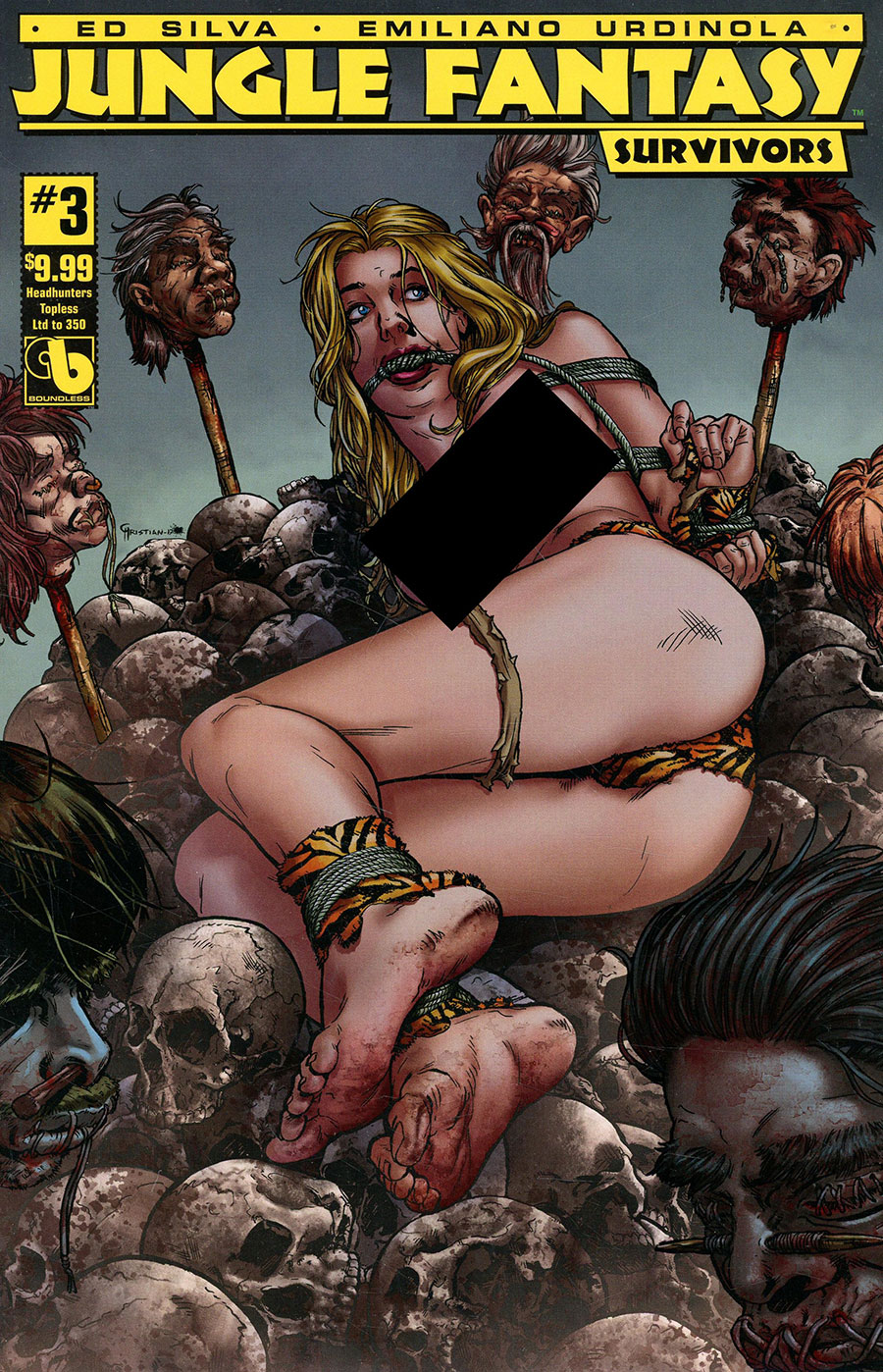 Jungle Fantasy Survivors Bound Nude Covers Bag Set (3-Count)